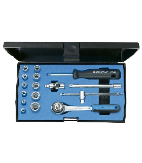 JUEGO DE LLAVES DE VASO 1/4"" 4-13 MM 6172290 GEDORE